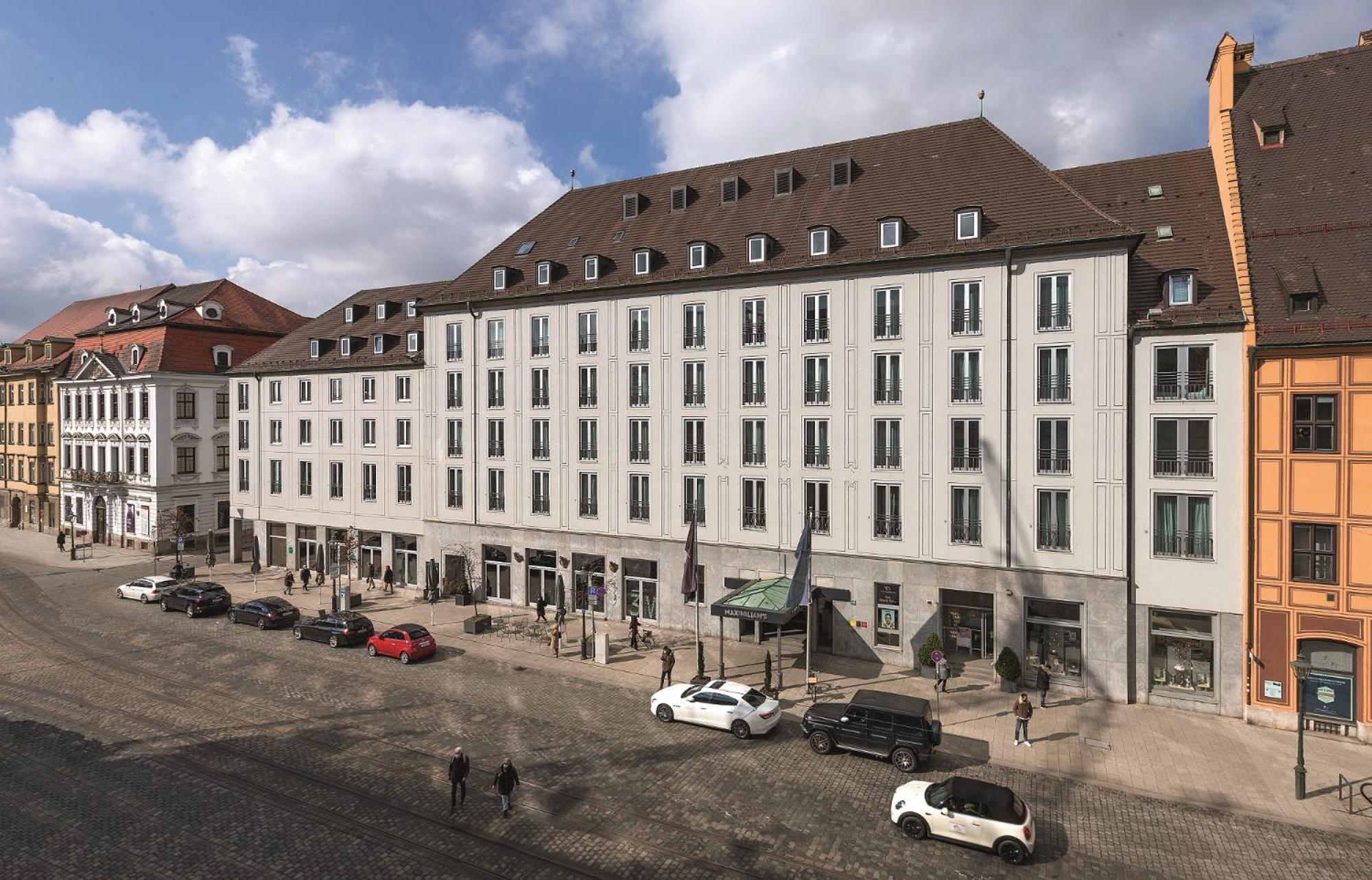 Hotel Maximilian'S アウグスブルク エクステリア 写真 The former department store department store, today a hotel